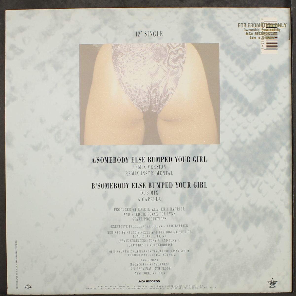 somebody else bumped your girl by FREDDIE FOXX