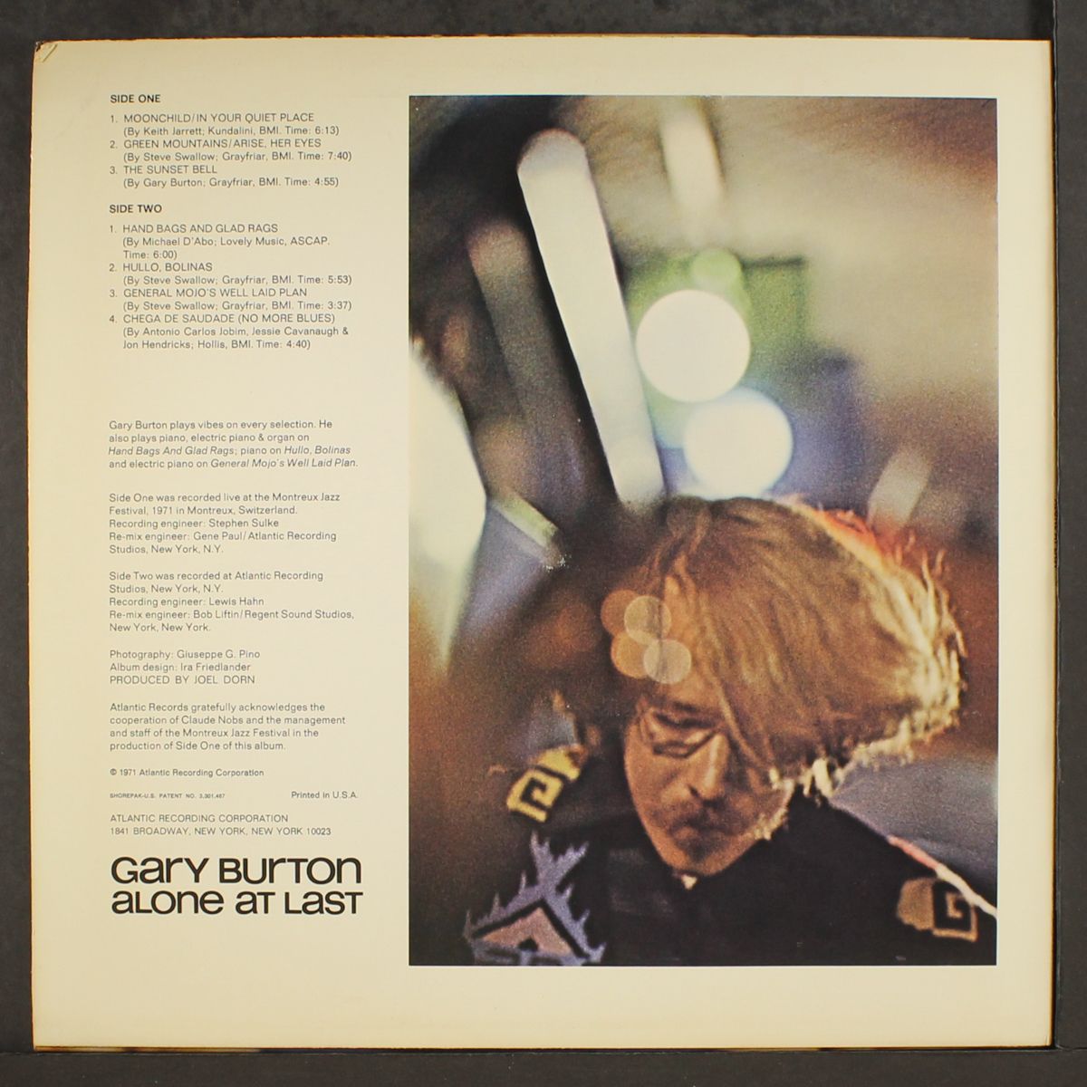 alone at last by GARY BURTON