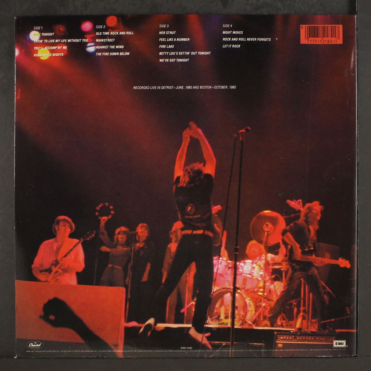 nine tonight by BOB SEGER & THE SILVER BULLET BAND