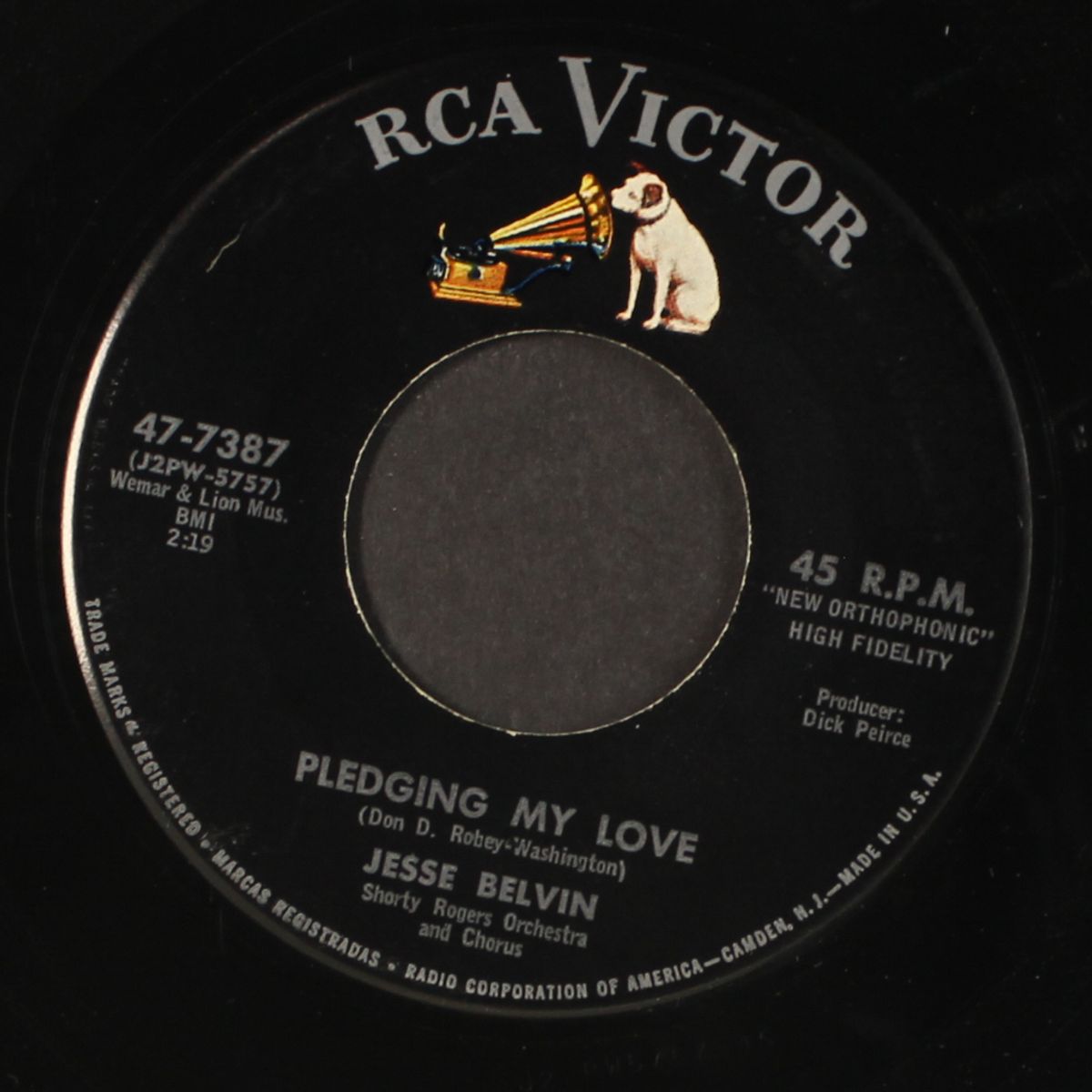 funny / pledging my love by JESSE BELVIN