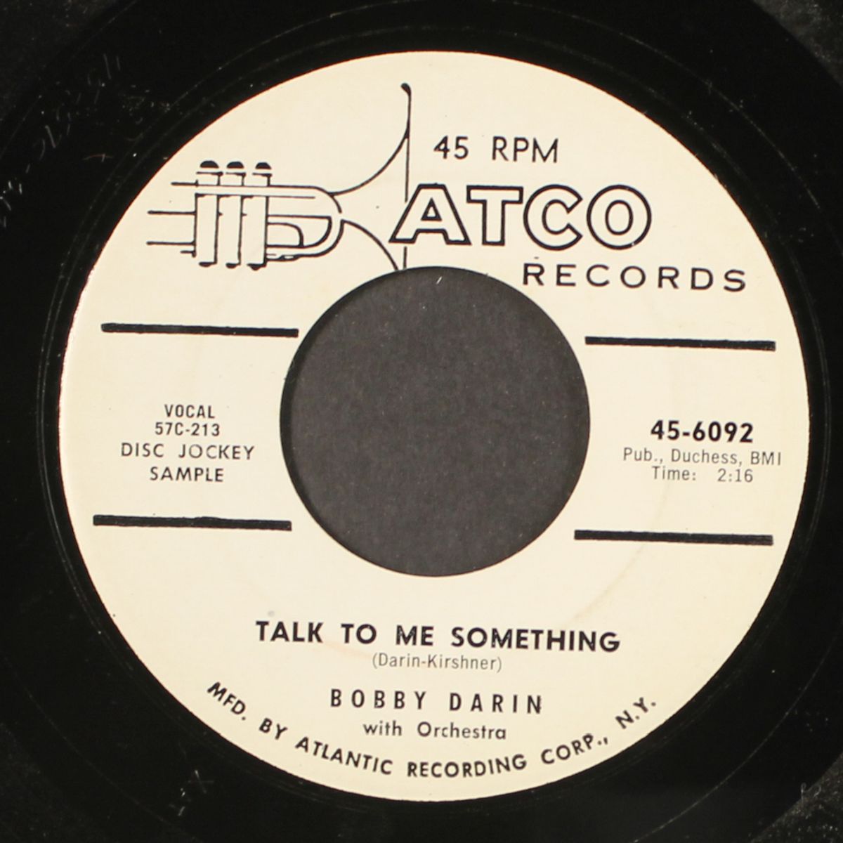 million dollar baby / talk to me something by BOBBY DARIN