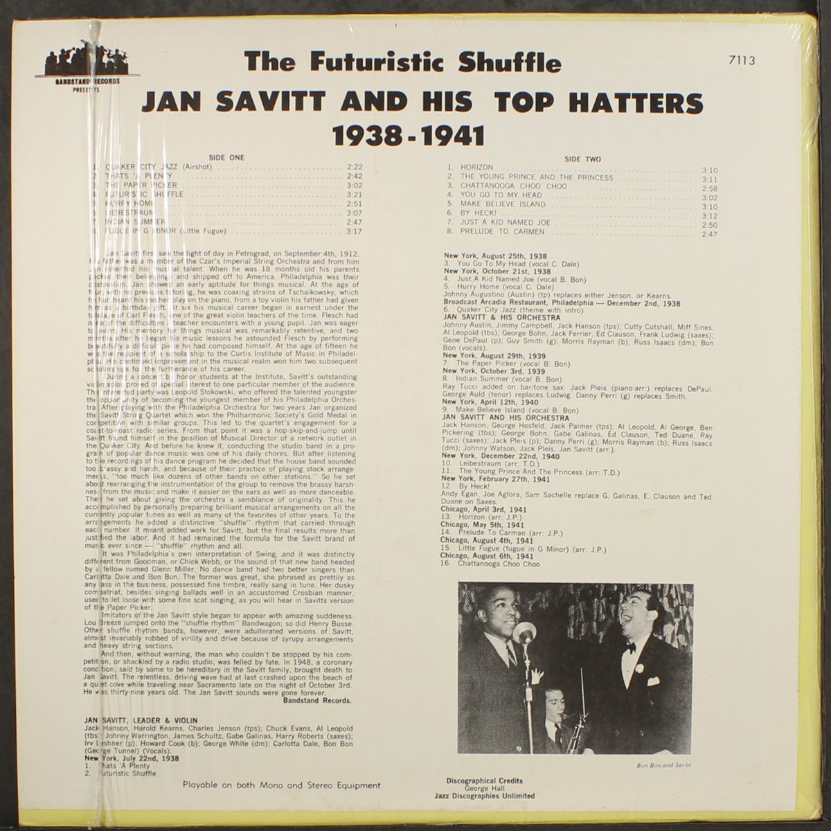 the futuristic shuffle of... by JAN SAVITT