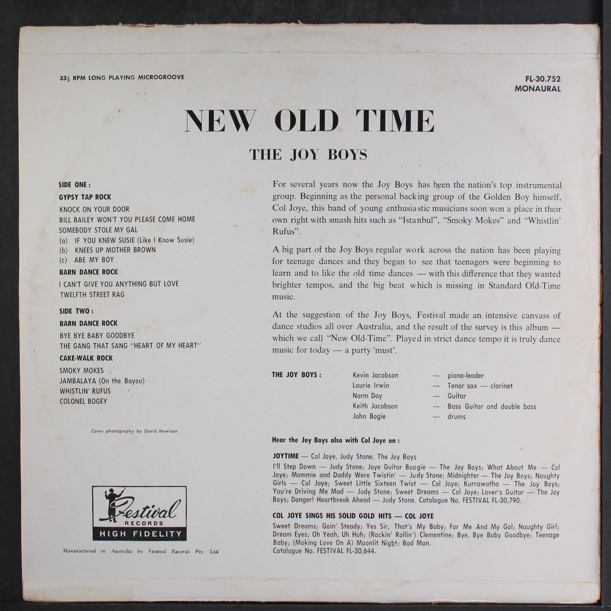 the new old time by JOY BOYS