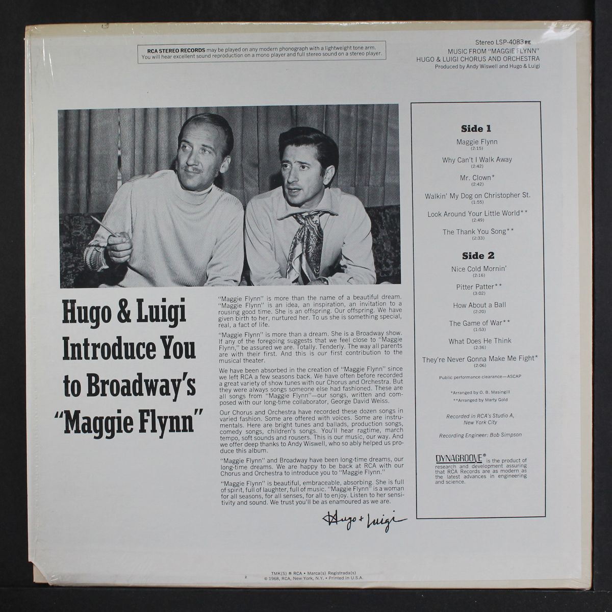music from maggie flynn by HUGO & LUIGI