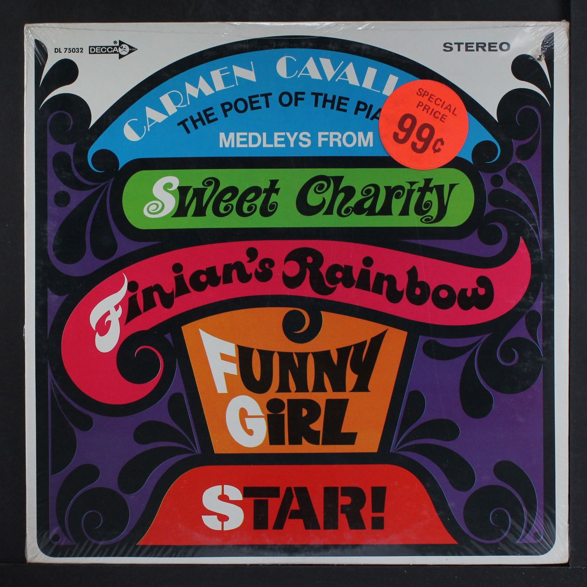medleys from sweet charity, finian's rainbow, funny girl & star! by CARMEN CAVALLARO