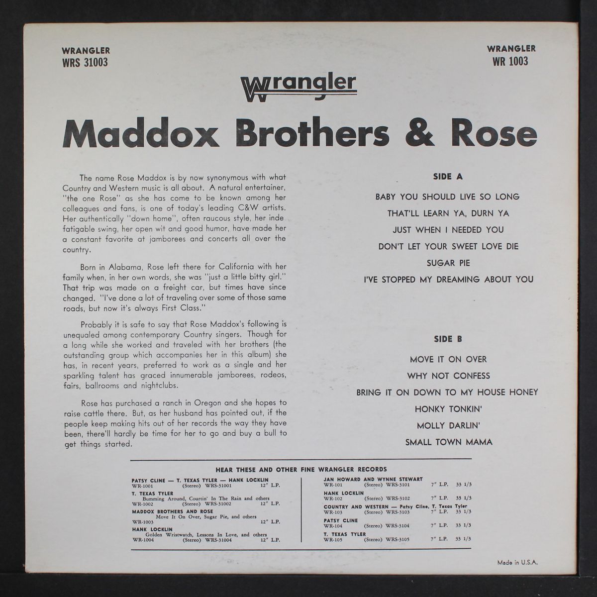 maddox brothers and rose by MADDOX BROTHERS & ROSE