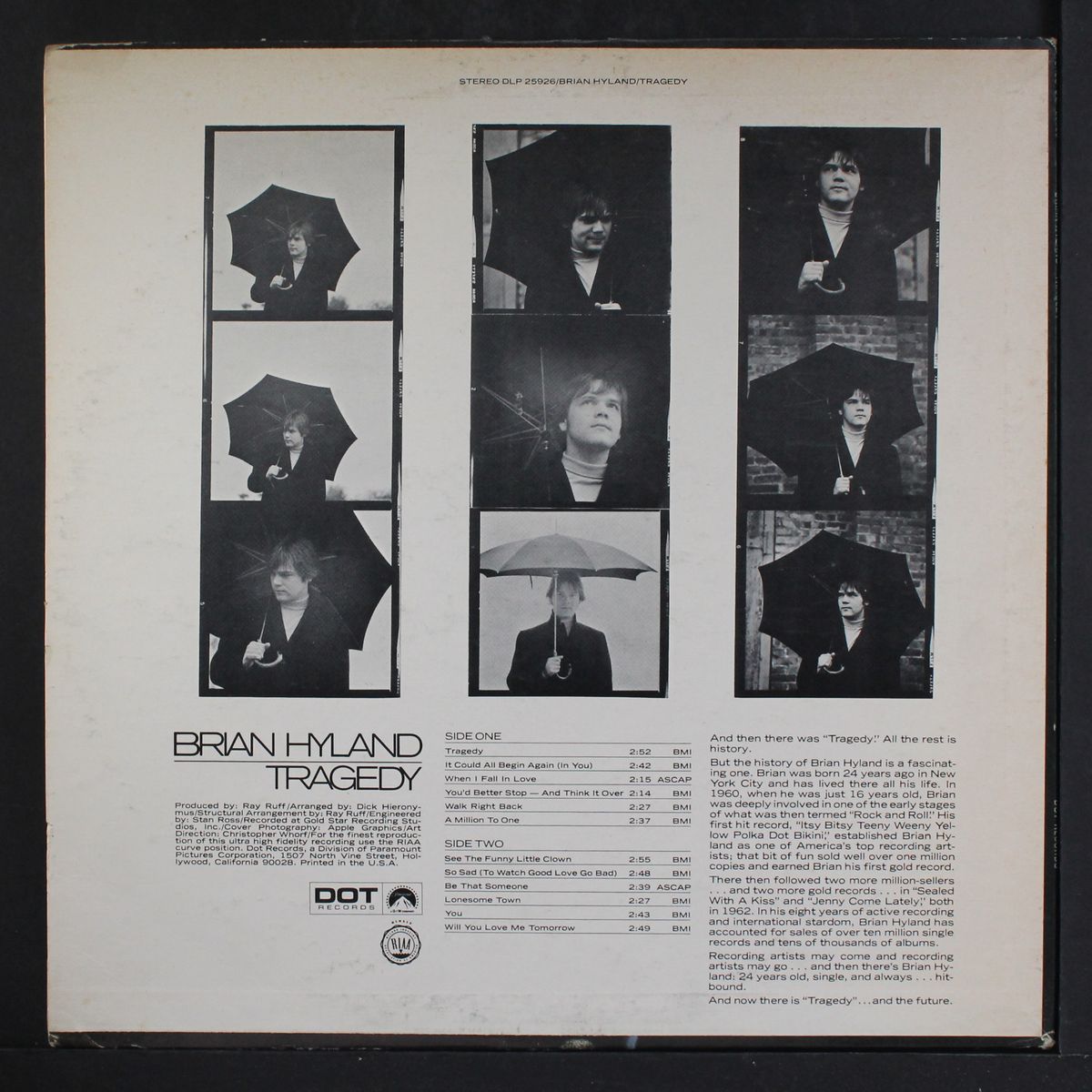 tragedy - a million to one by BRIAN HYLAND