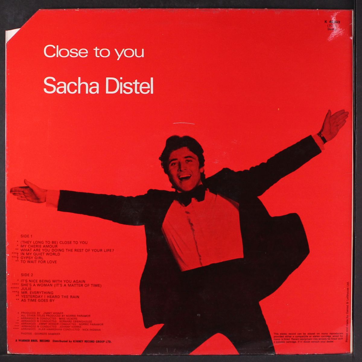 close to you by SACHA DISTEL
