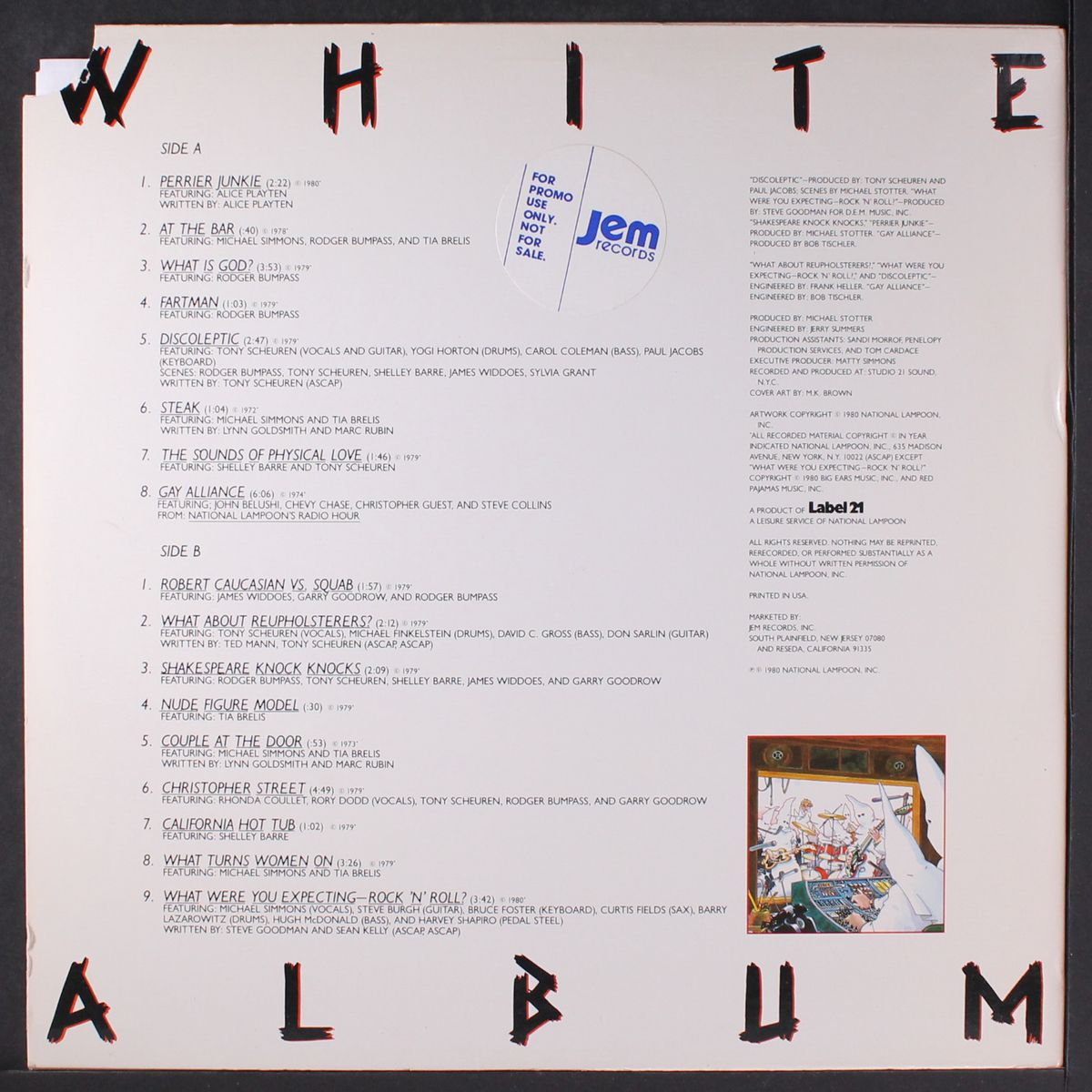 white album by NATIONAL LAMPOON