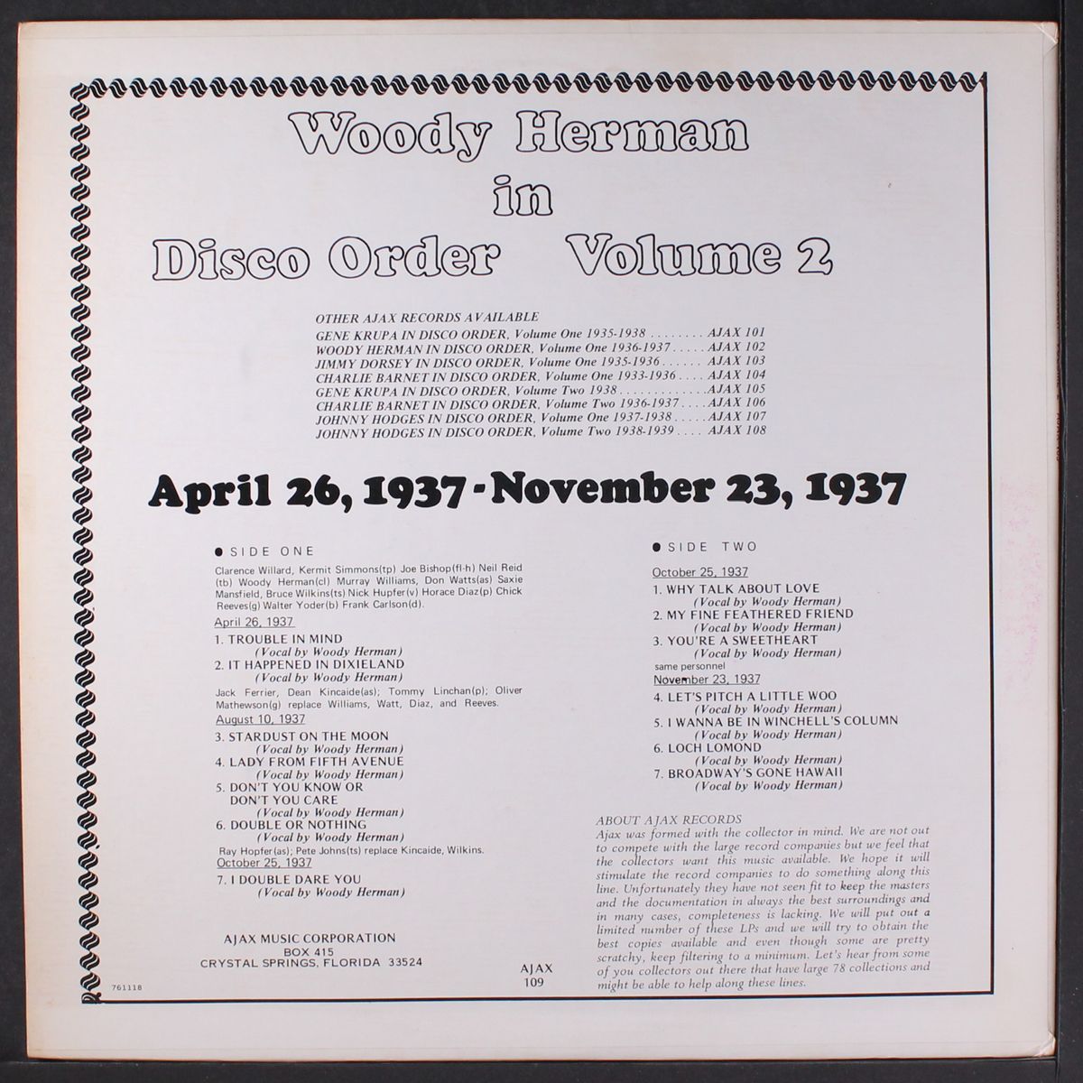 in disco order, vol. 2 by WOODY HERMAN