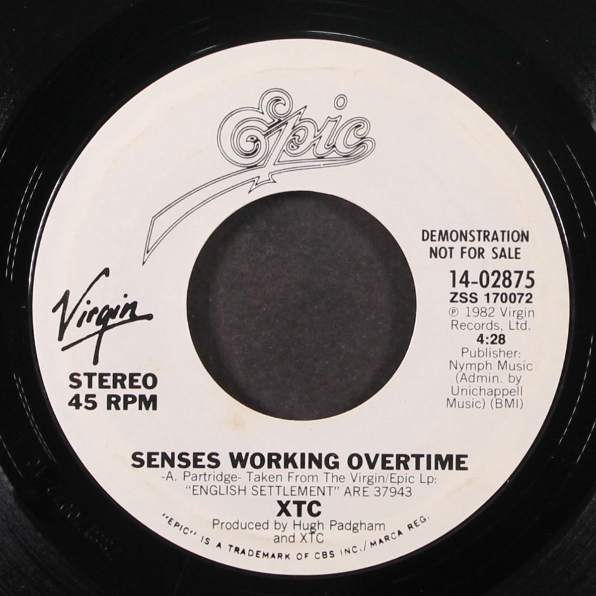 senses working overtime / same by XTC