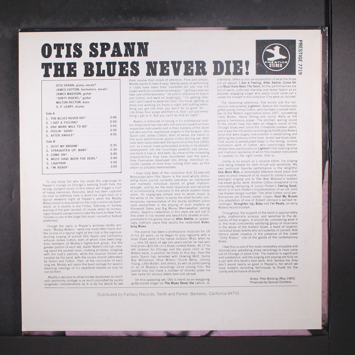 the blues never die by OTIS SPANN