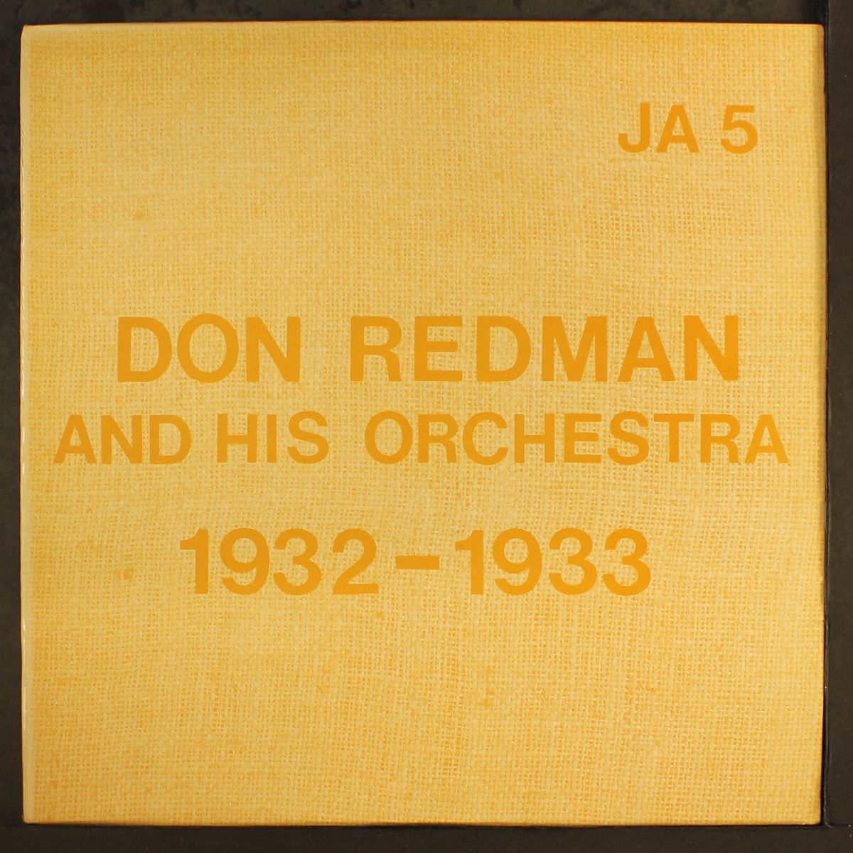 1932-1933 by DON REDMAN