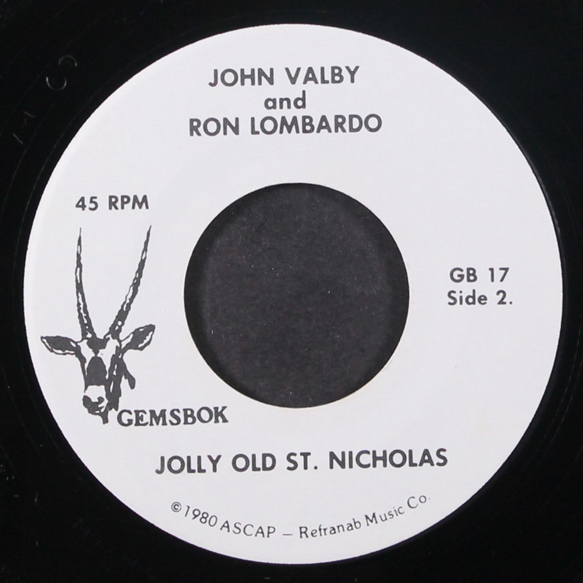 jolly old st. nicholas / o holy night by JOHN VALBY & RON LOMBARDO