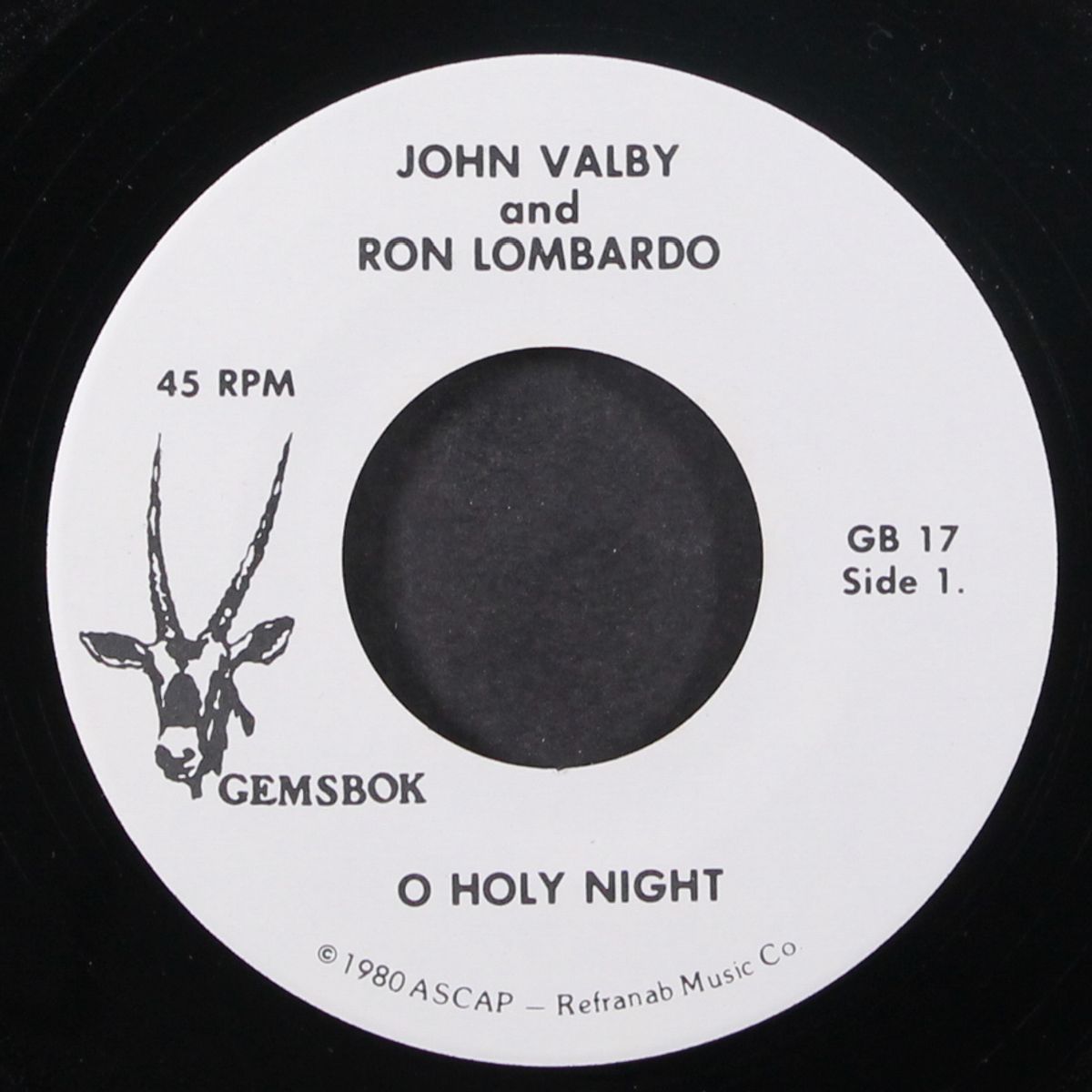 jolly old st. nicholas / o holy night by JOHN VALBY & RON LOMBARDO