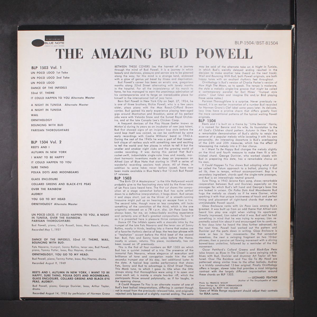 the amazing by BUD POWELL