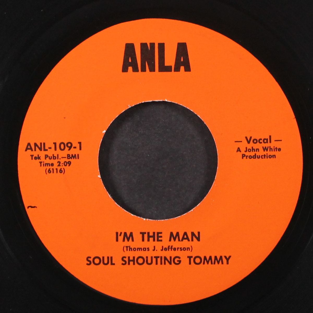 i'm the man / to be loved by you by SOUL SHOUTING TOMMY
