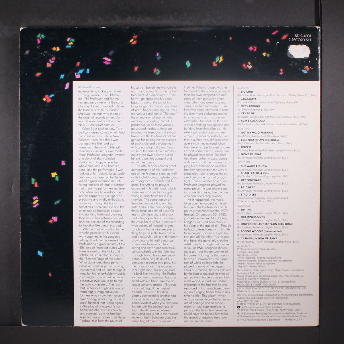 the last mardi gras by PROFESSOR LONGHAIR