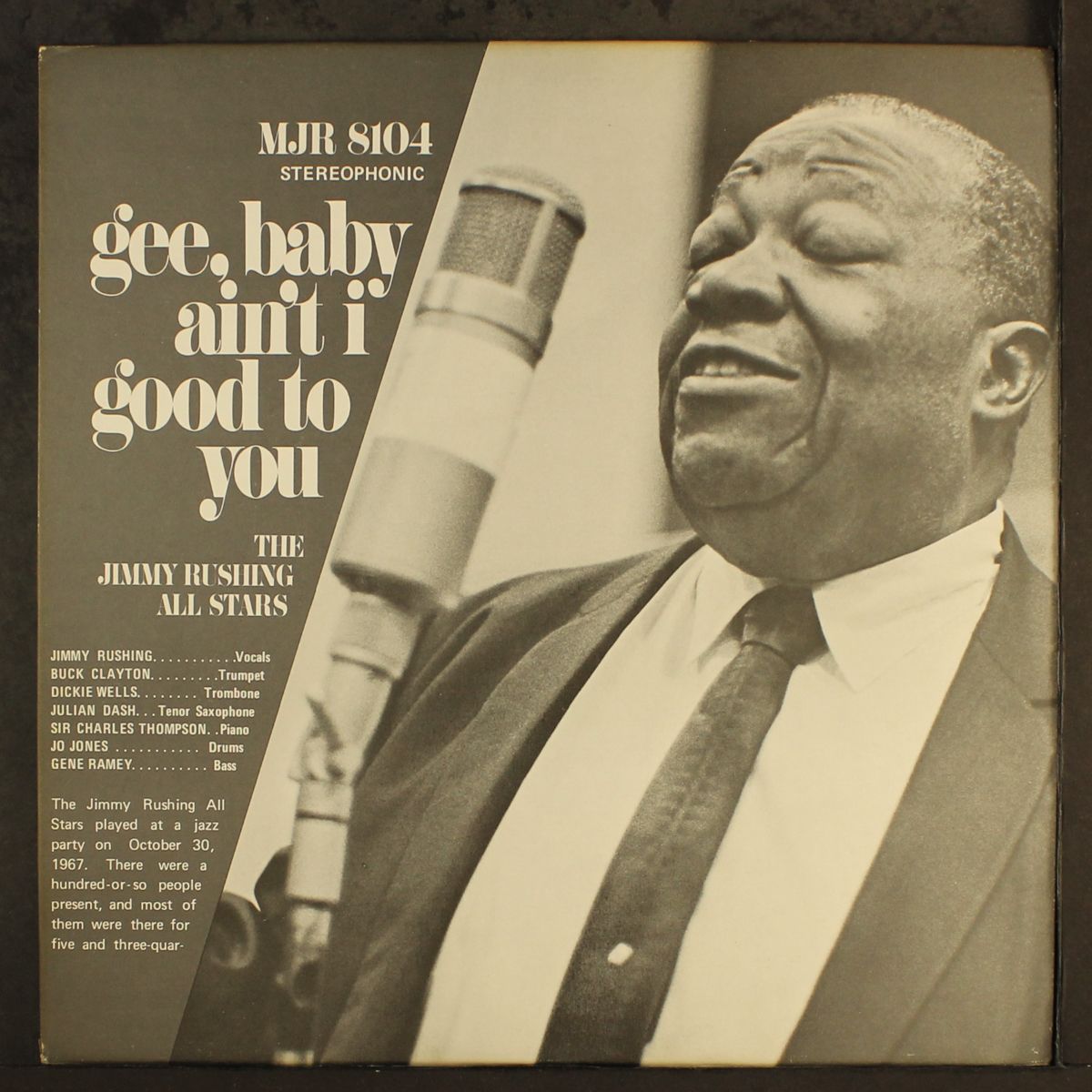 gee, baby ain't i good to you by JIMMY RUSHING