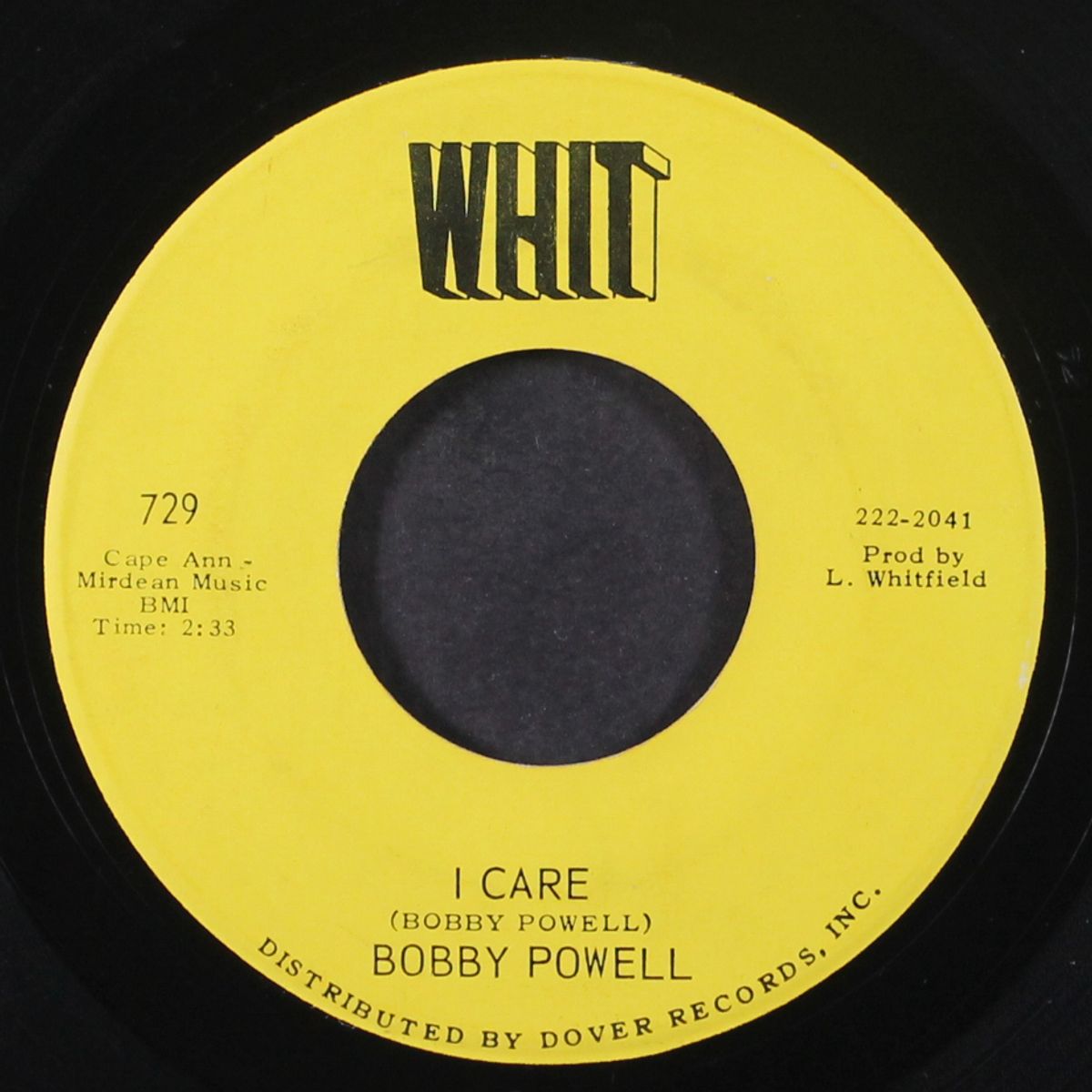 have a good time / i care by BOBBY POWELL