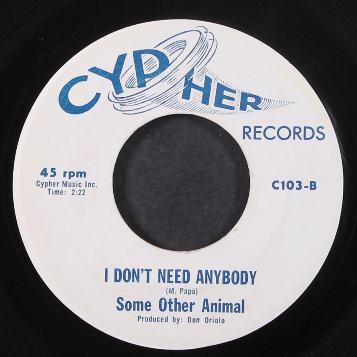 all alone on the highway / i don't need anybody by SOME OTHER ANIMAL