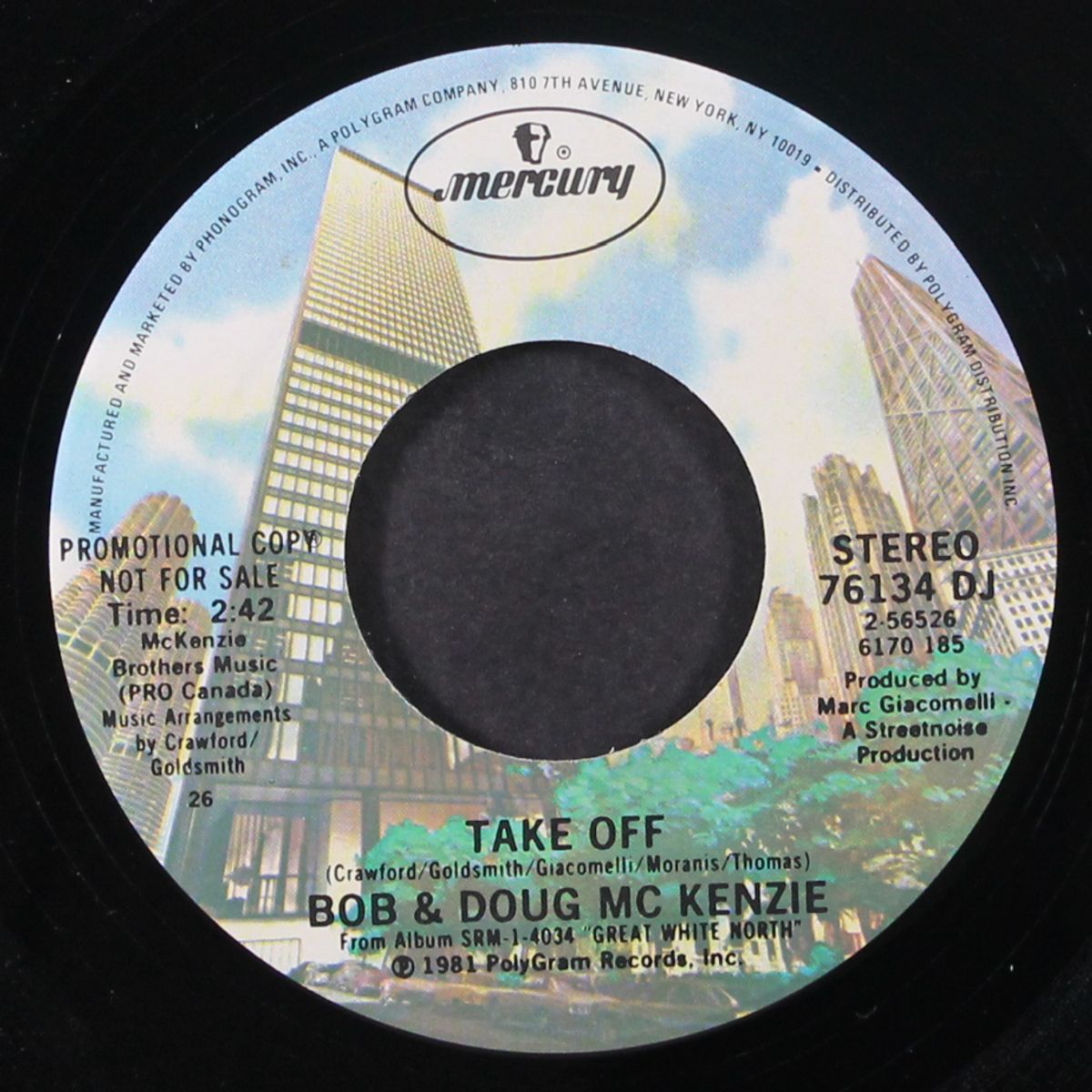 take off / elron mckenzie by BOB & DOUG MCKENZIE