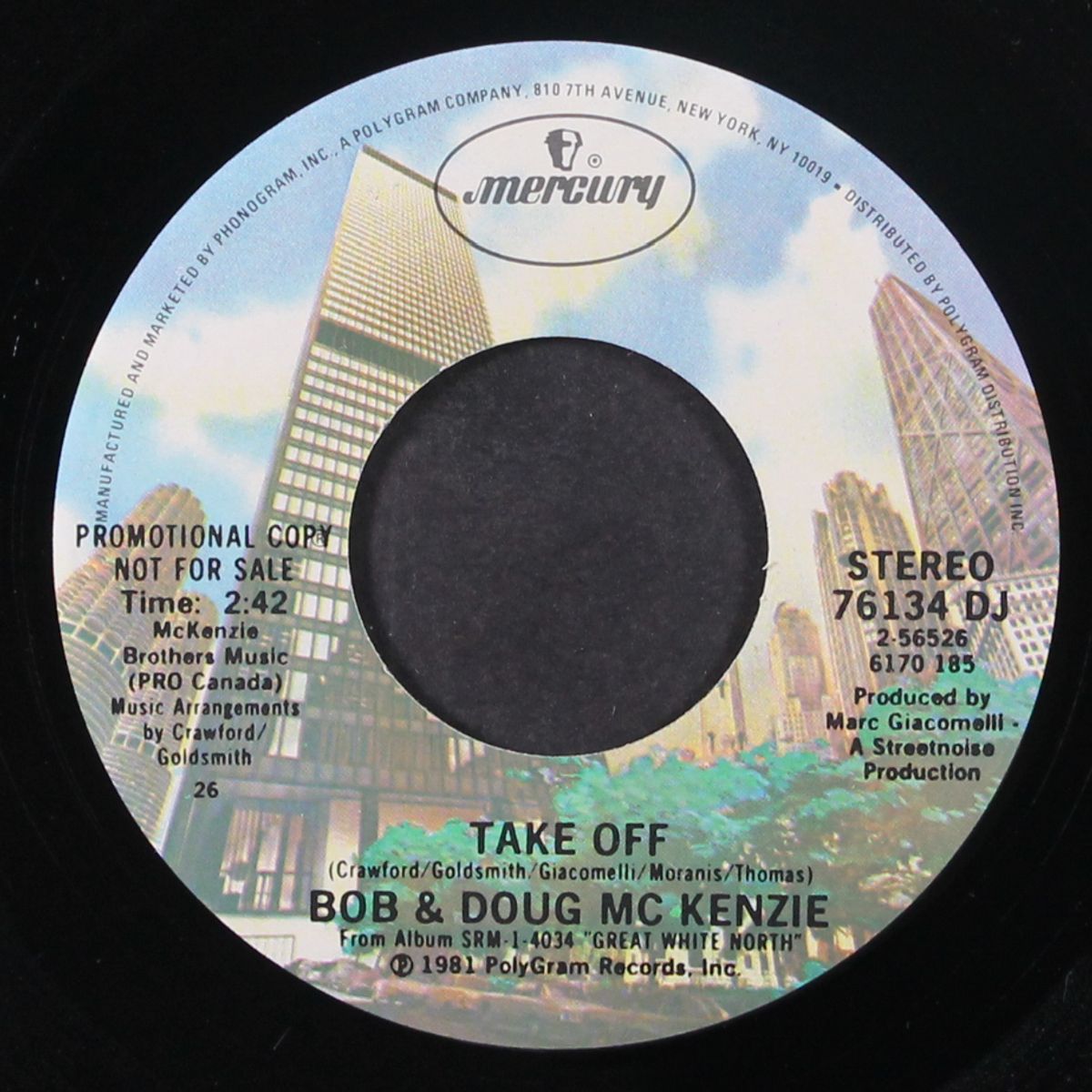 take off / elron mckenzie by BOB & DOUG MCKENZIE