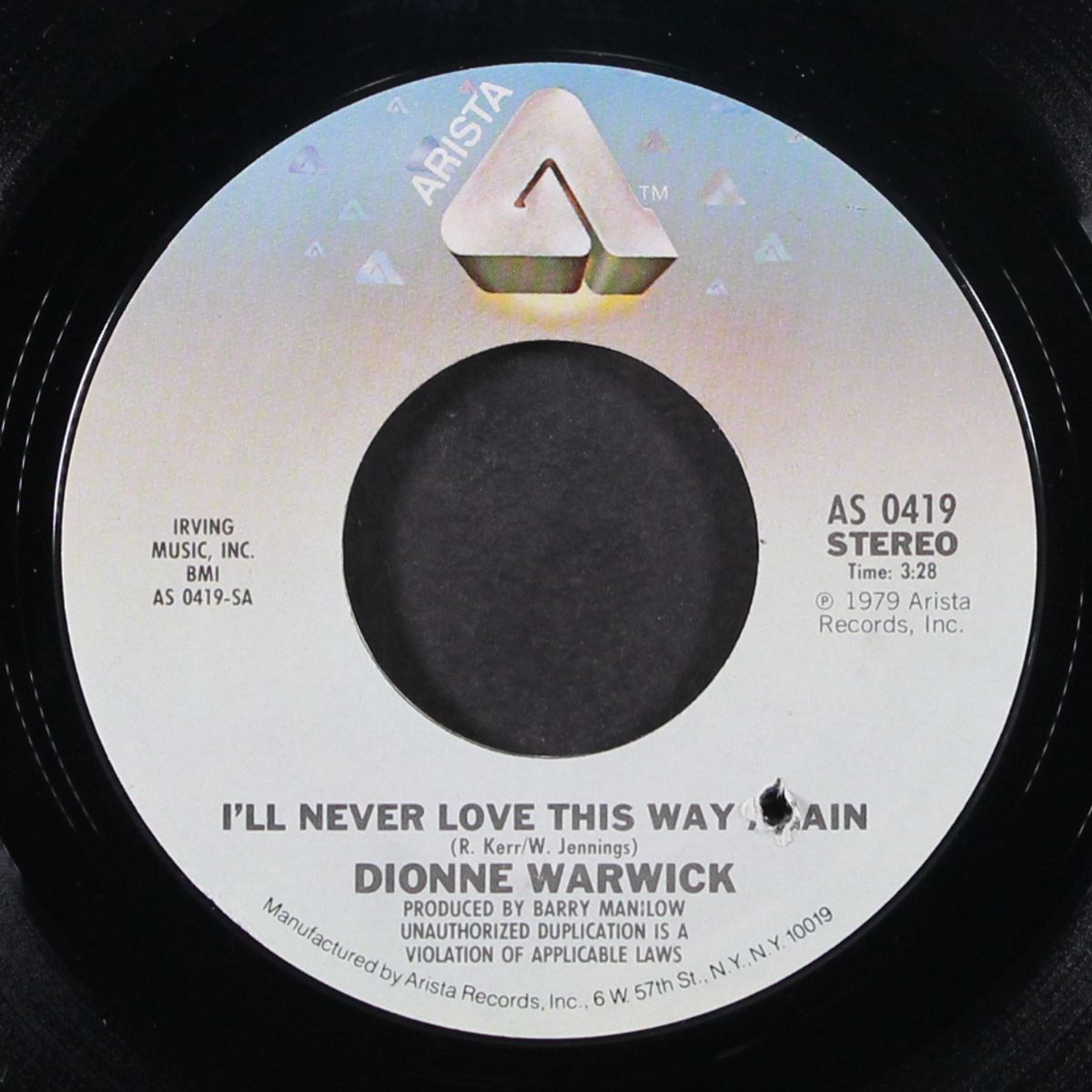 i'll never love this way again by DIONNE WARWICK