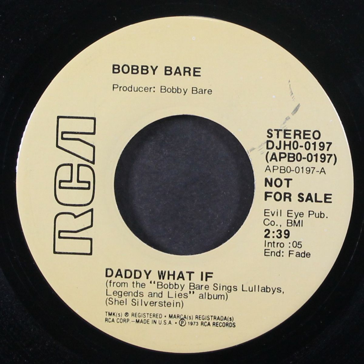 daddy what if / mono by BOBBY BARE