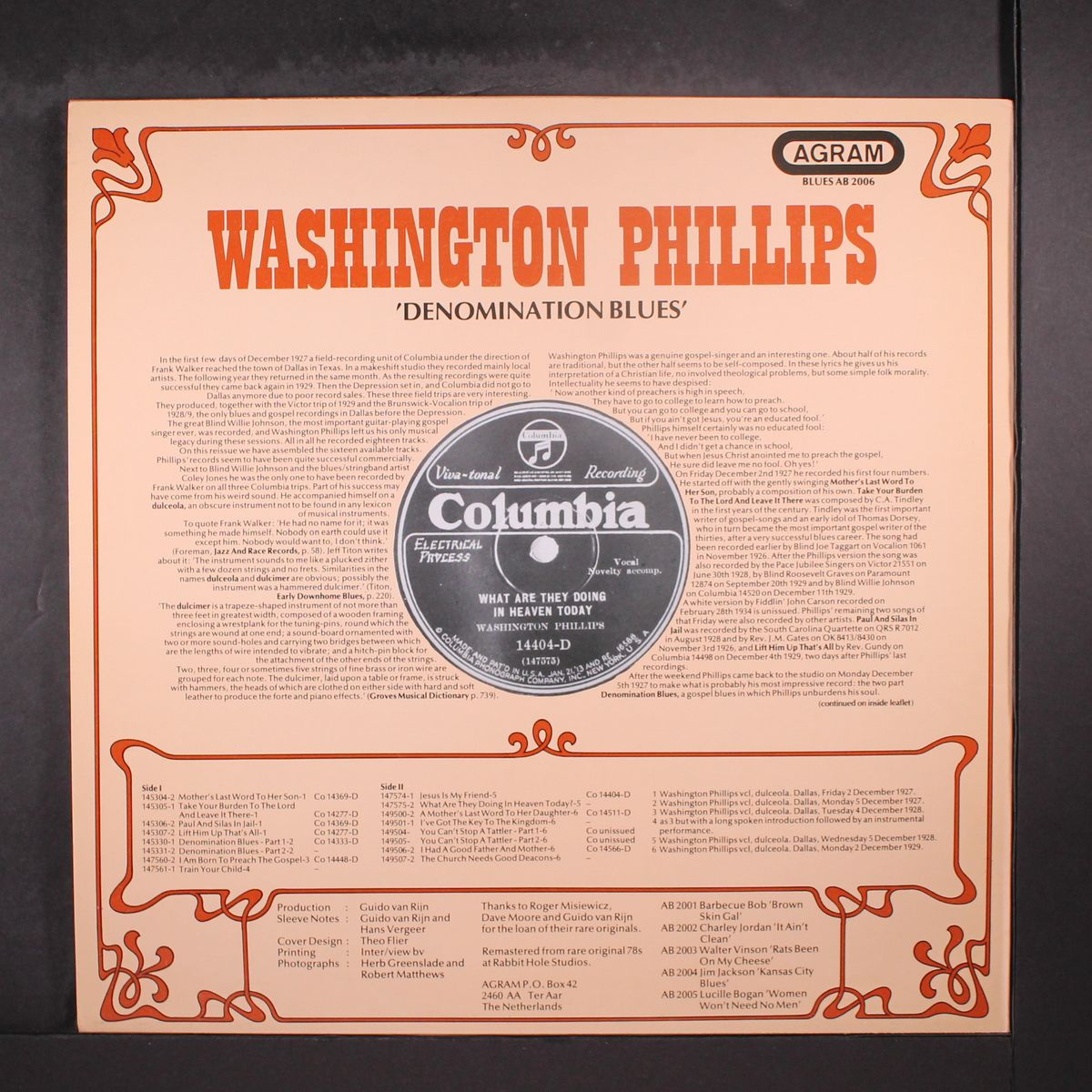 denomination blues by WASHINGTON PHILLIPS