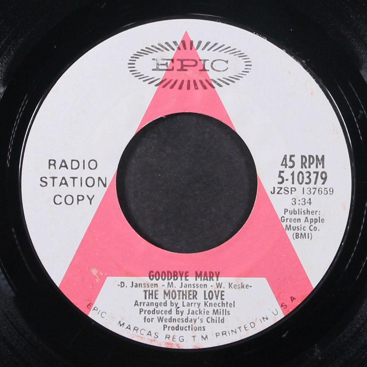 goodbye mary / sidewalks of my mind by MOTHER LOVE