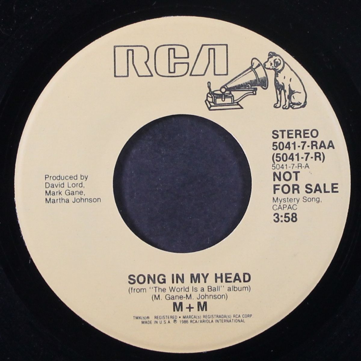 song in my head / same by M+M