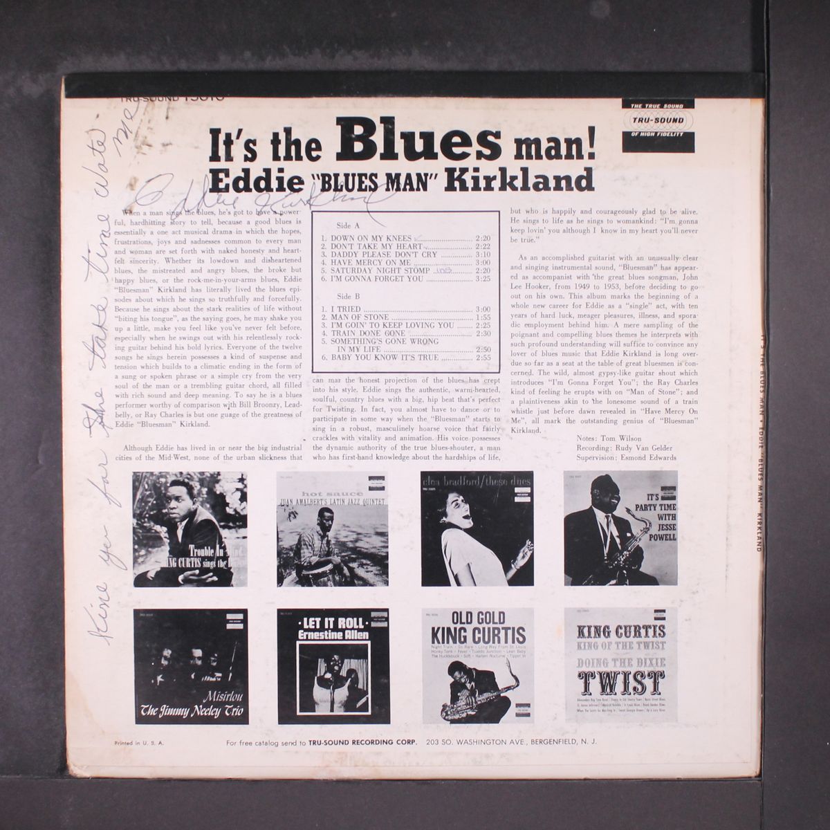 it's the blues man! by EDDIE KIRKLAND