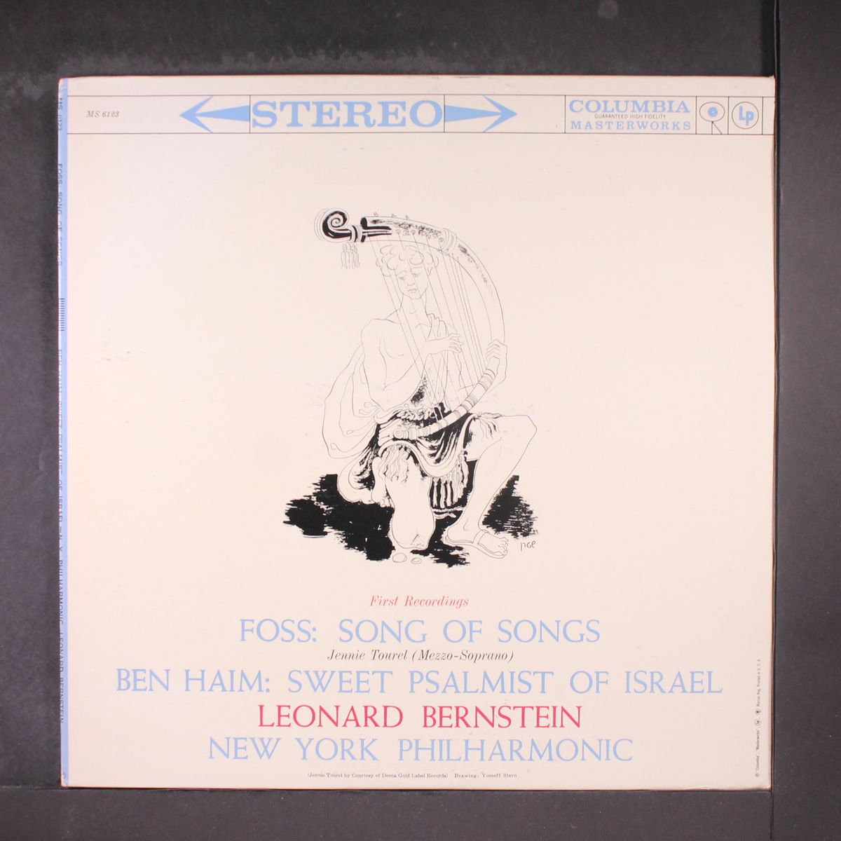 foss: song of songs / ben haim: sweet psalmist of israel by LEONARD BERNSTEIN
