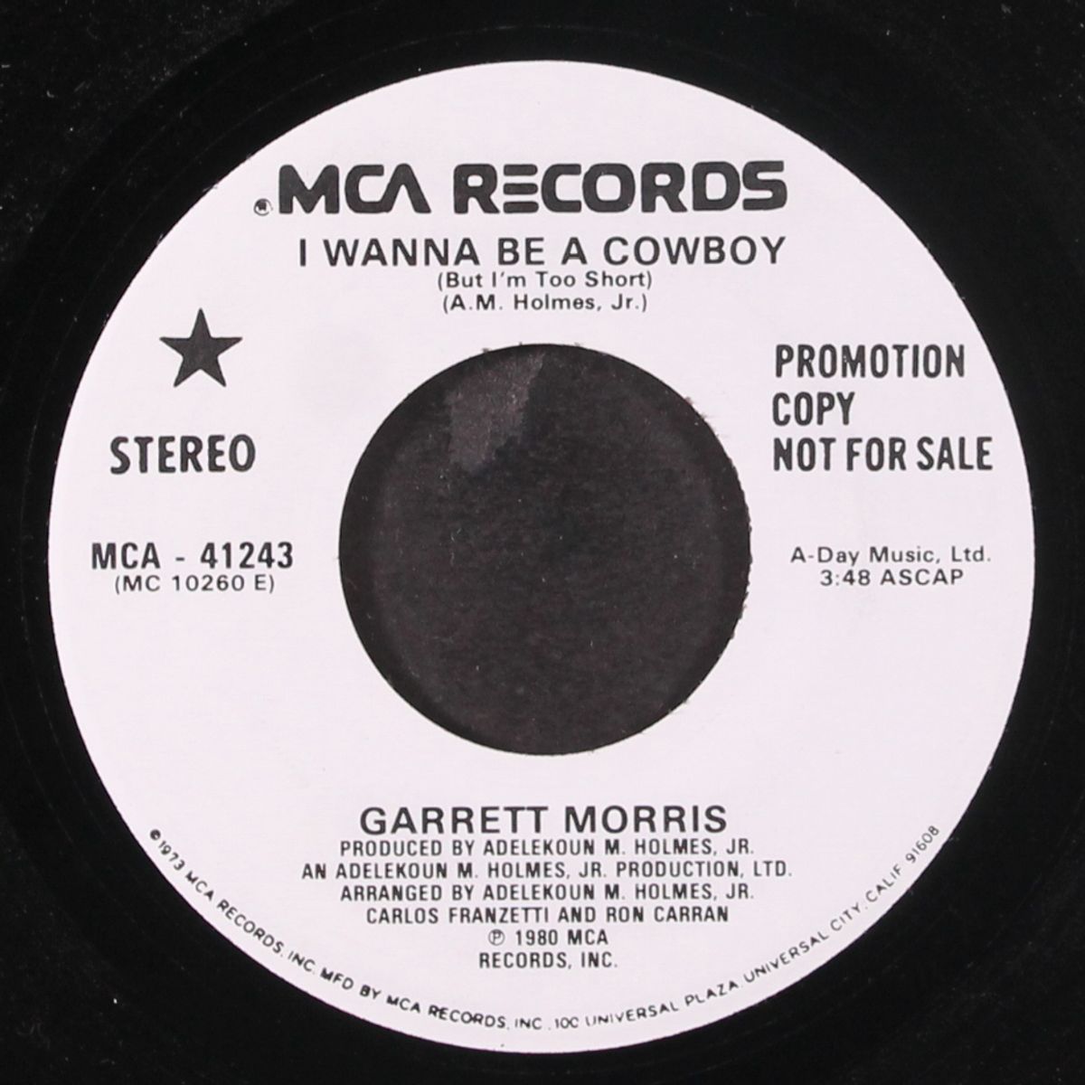 i wanna be a cowboy (but i'm too short) / same by GARRETT MORRIS