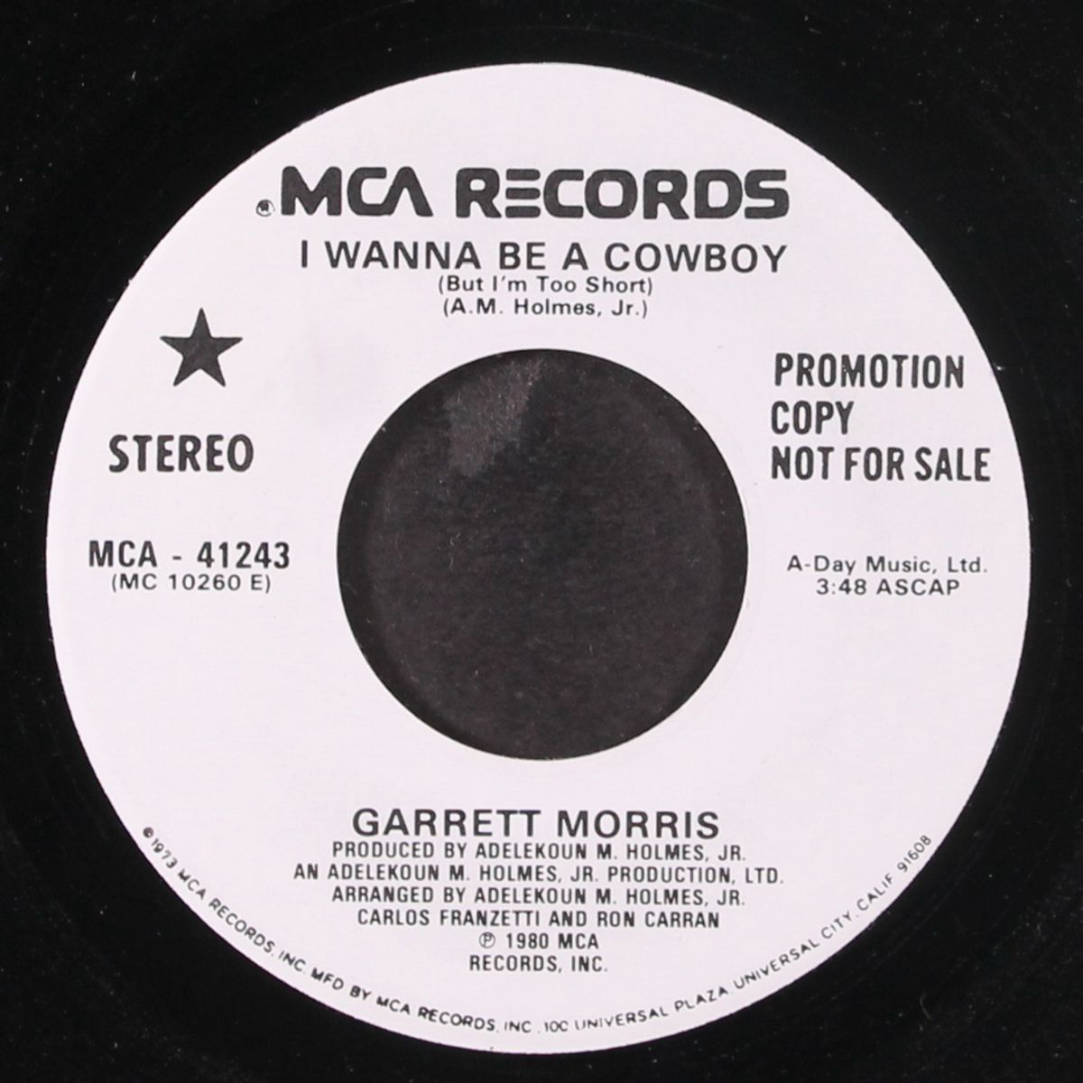 i wanna be a cowboy (but i'm too short) / same by GARRETT MORRIS