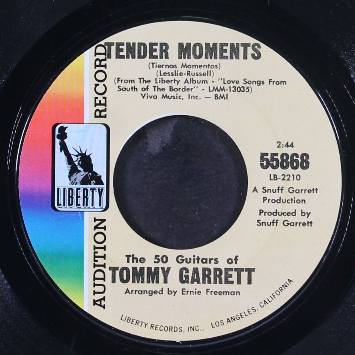 our man flint / tender moments by 50 GUITARS OF TOMMY GARRETT