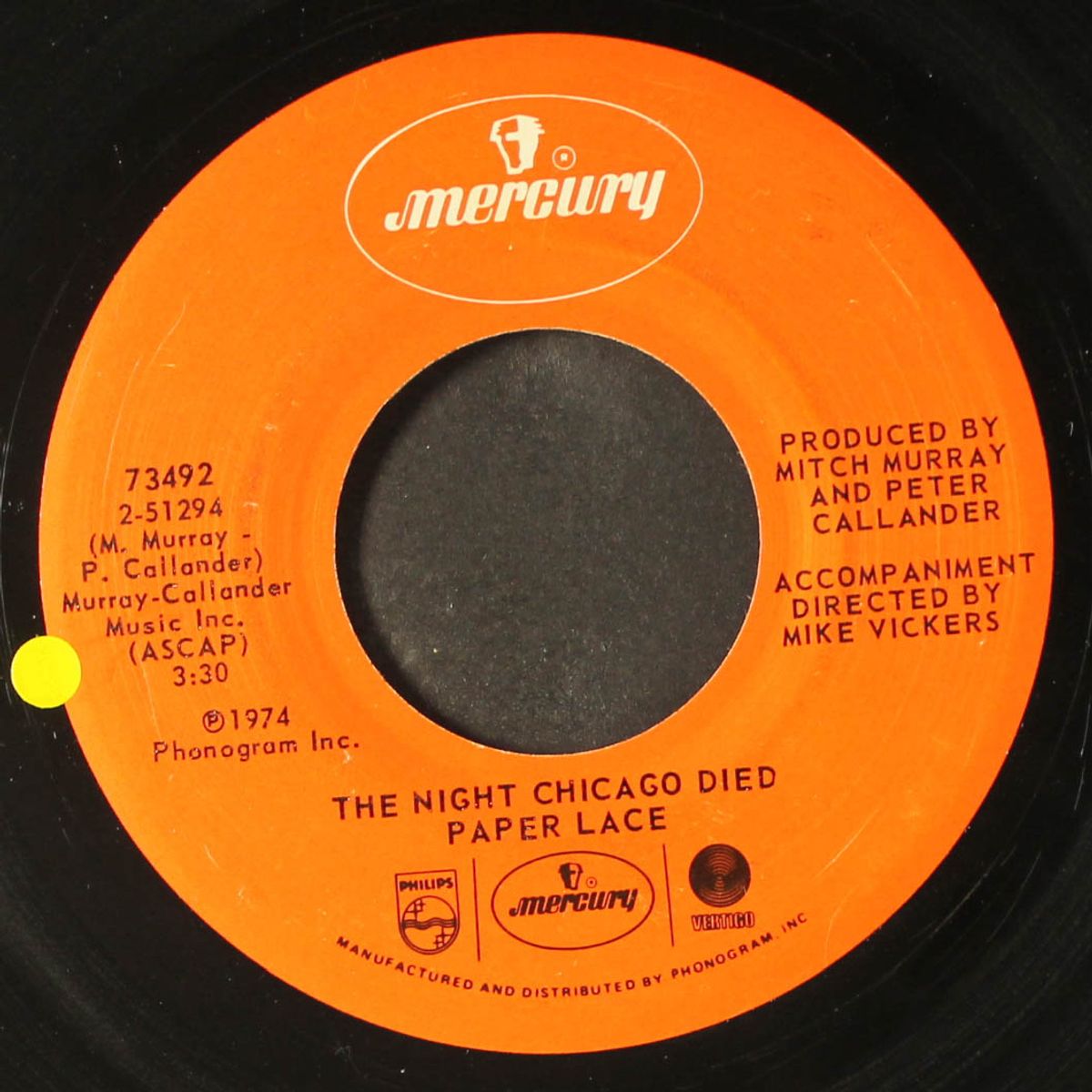 the night chicago died / can you get it when you want it by PAPER LACE