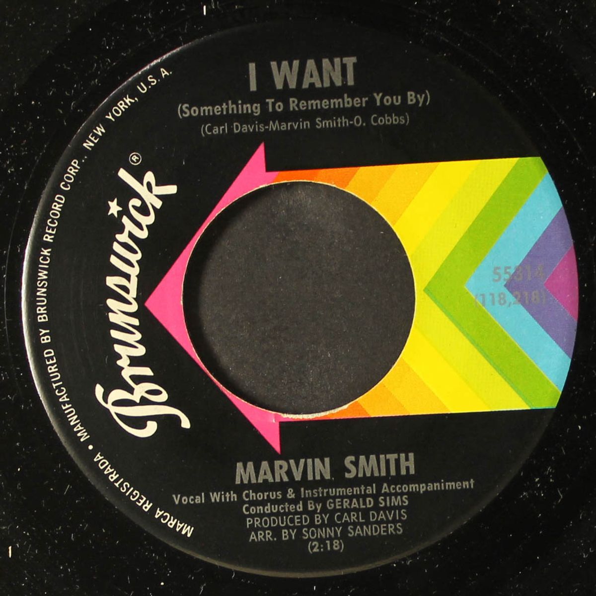 love ain't nothin' but pain / i want by MARVIN SMITH