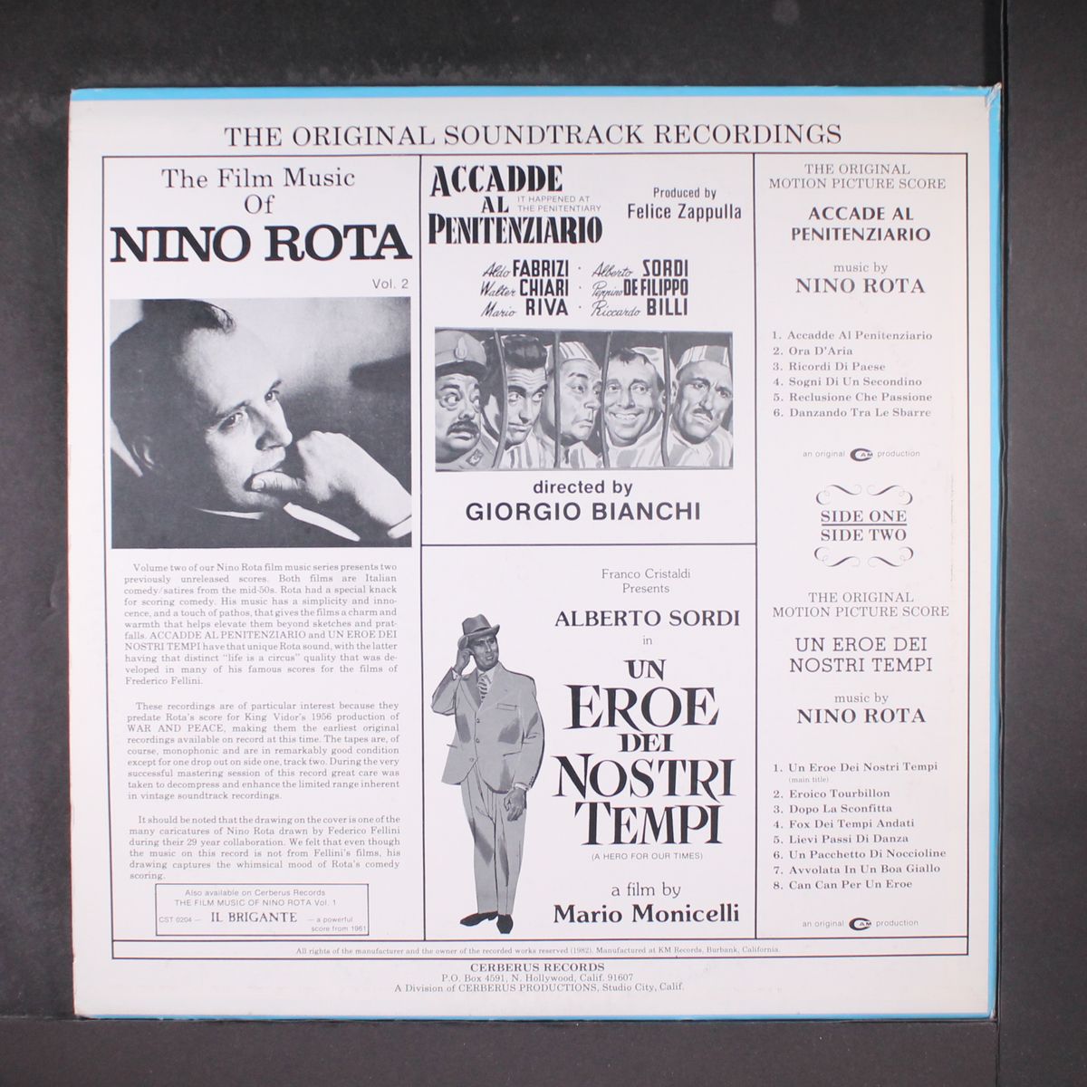 accadde al penitenziario / un eroe dei nostri tempi by SOUNDTRACK