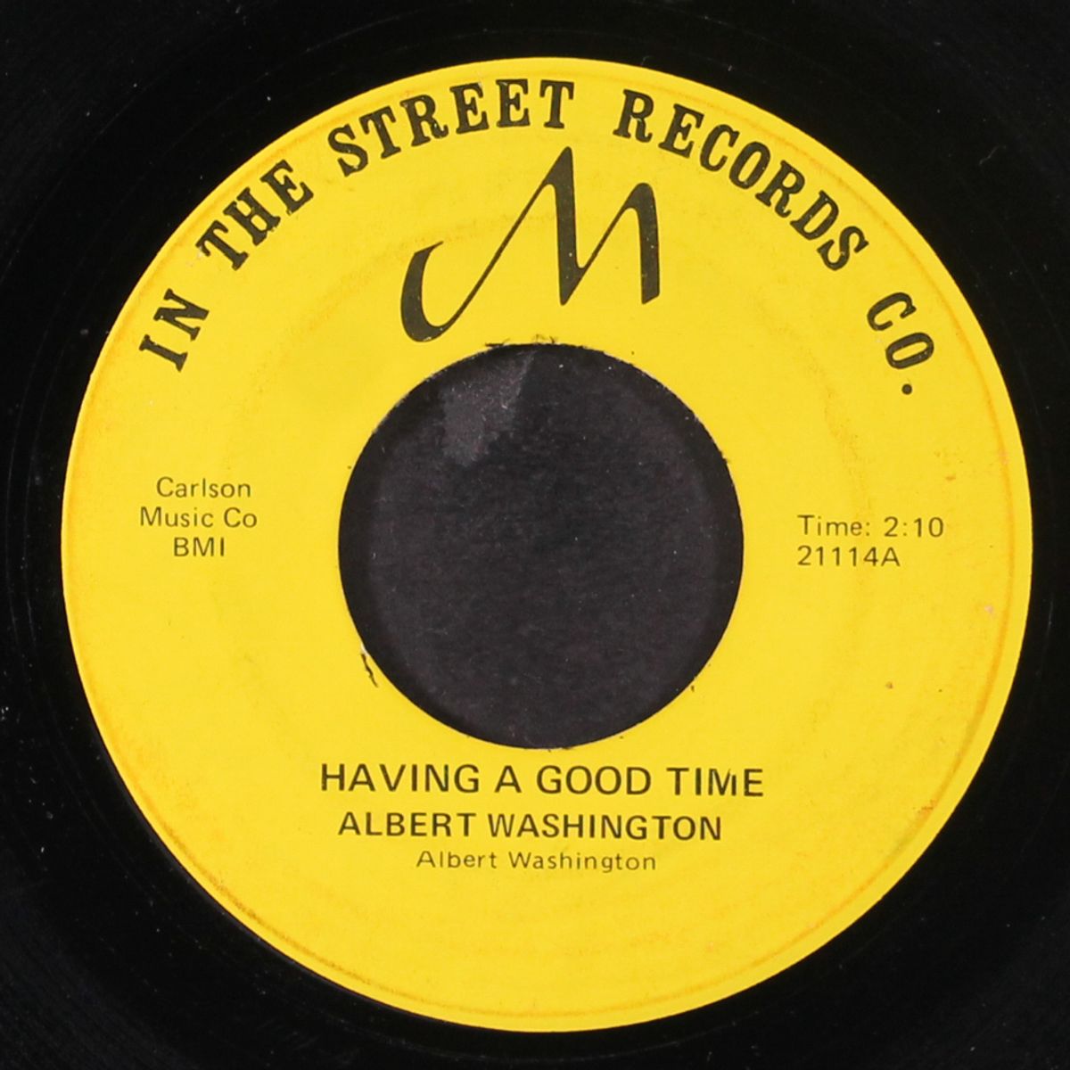 having a good time / crazy legs by ALBERT WASHINGTON