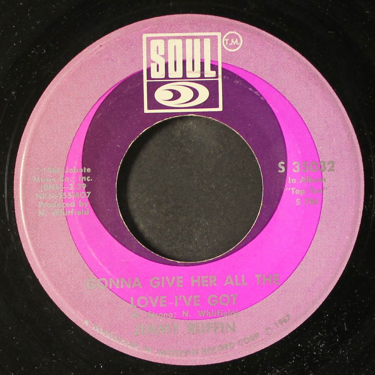 gonna give her all the love i've got / world so wide, nowhere to hide by JIMMY RUFFIN