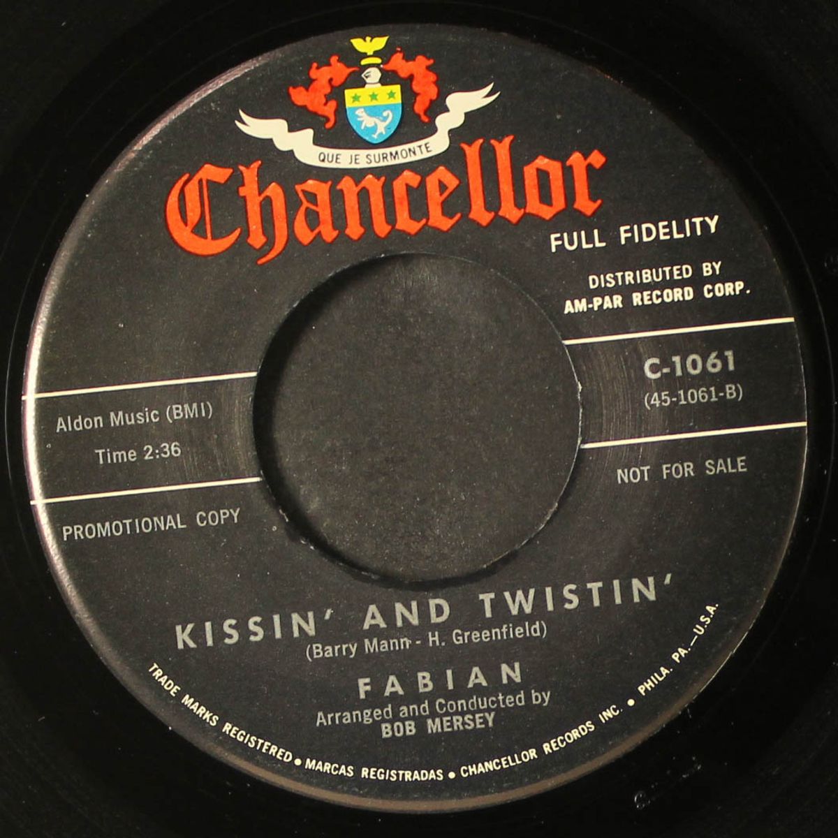 long before / kissin' and twistin' by FABIAN