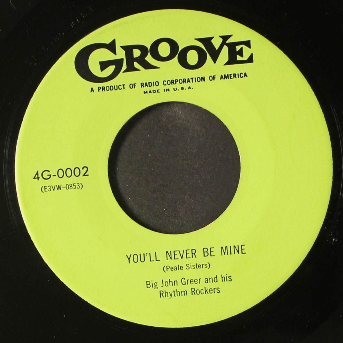 bottle it up and go / you'll never be mine by BIG JOHN GREER
