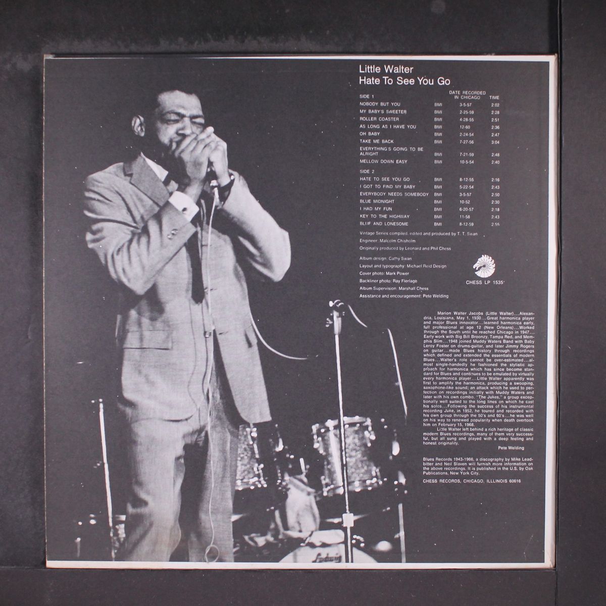 hate to see you go by LITTLE WALTER