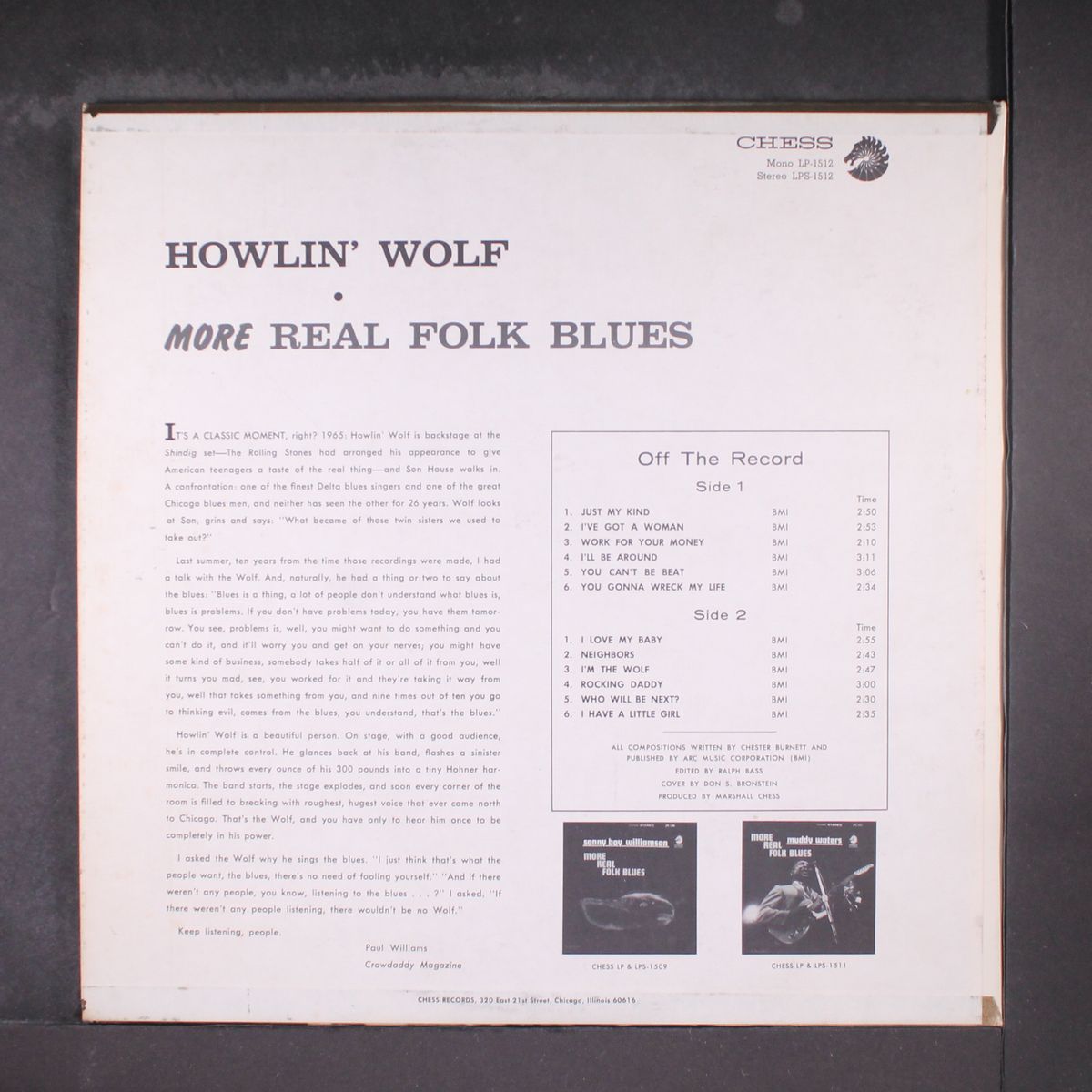 more real folk blues by HOWLIN' WOLF