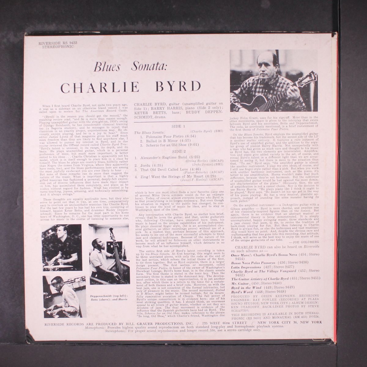 blues sonata by CHARLIE BYRD