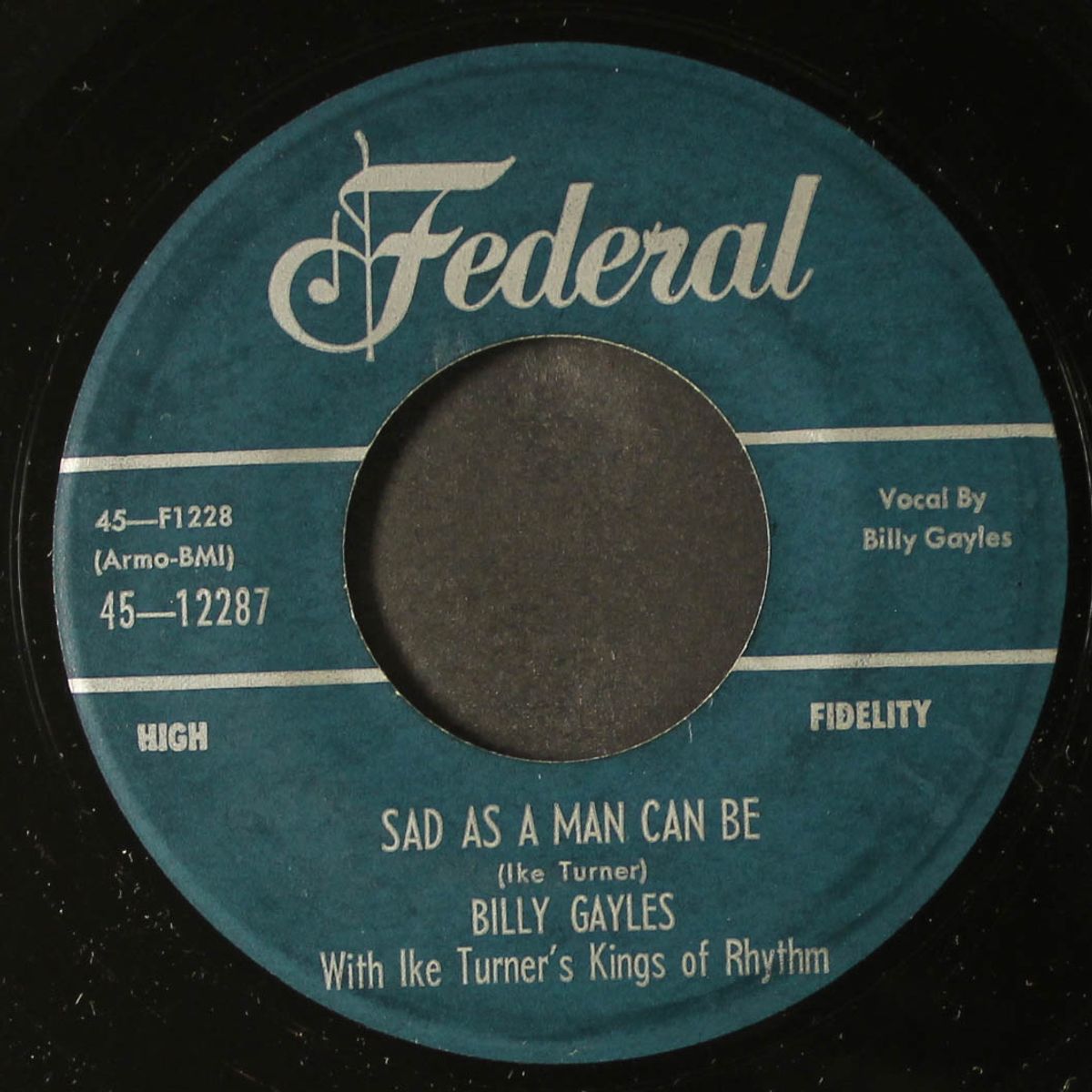 just one more time / sad as a man can be by BILLY GAYLES