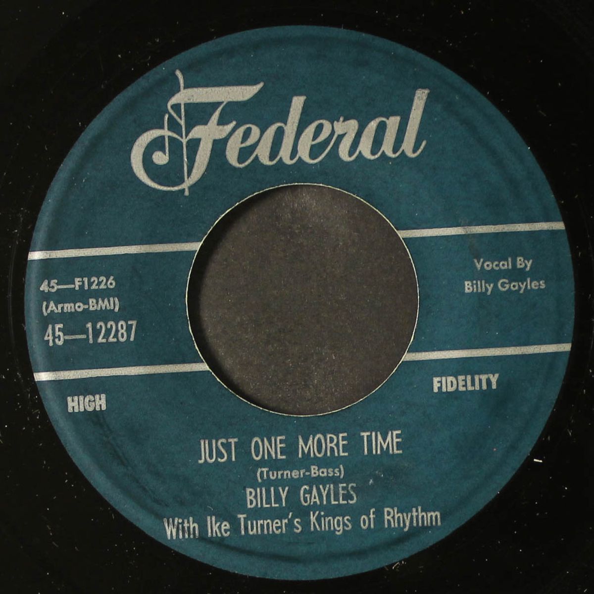 just one more time / sad as a man can be by BILLY GAYLES