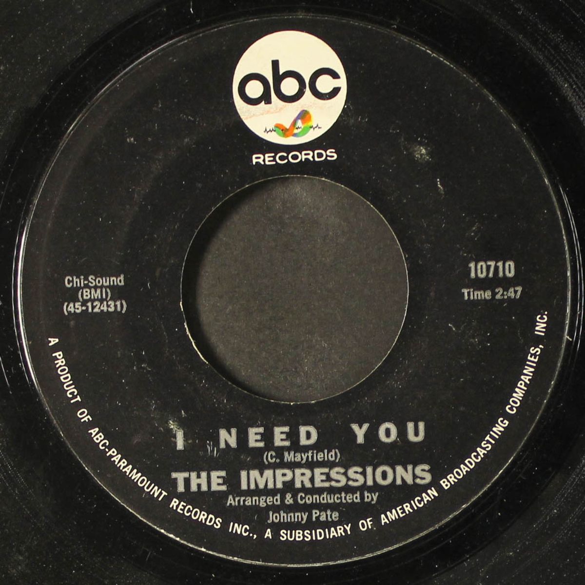 i need you / never could you be by IMPRESSIONS